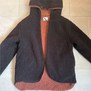 Urban Outfitters Reversible Hooded Teddy Jacket